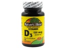 Nature's Blend Vitamin D3 125 MCG (5000 IU) Easy-to-Swallow, 100 SOFTGELS