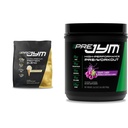 PRO JYM 45 Servings - Tahitian Vanilla Bean & Pre JYM Grape Candy Pre Workout Powder - BCAAs, Nootropics, Creatine HCI, Citrulline, Beta-Alanine