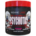 Insane Labz Psychotic, High Stimulant Pre Workout Powder, Extreme Lasting Energy, Focus and Endurance with Beta Alanine, Creatine Monohydrate DMAE, 35 Srvgs (Cotton Candy)