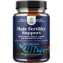 Pre Conception Mand Fertilitet Supplement - Sæden Volume Booster med CoQ10, Maca Root, Methyl Folate & D- Aspartic Acid - Herre Fertilitet Supplement for Sperm Motilitet - Conception for ham, 90 dage
