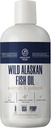 Wild Alaska Salmon Oil til hunde med Pollock - 8 oz Pollock og Salmon Oil, Omega 3, EPA, og DHA - Hunde Hud og Coat Supplement - Made in USA