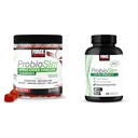 Force Factor ProbioSlim Apple Cider Vinegar Gummies with Organic, LactoSpore Probiotics & ProbioSlim Extra Strength Probiotic Supplement for Women and Men with 30 Billion CFUs