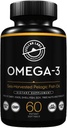 Stellar Labs Omega-3 Fish Oil Supplement - 60 CT LowFODMAP Certificeret