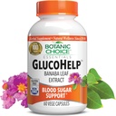 Botanic Choice Gluco Hjælp Banaba Leaf Extract- Gluten Gratis, Non- GMO til mænd og kvinder, 60 kapsler