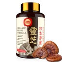Japansk Reishi Mushroom Supplement 800mg med Reishi Mushroom Extract 500mg & Shell- Broken Spores 200mg, Organic Mushroom Capsules for immunsystem - Real Fruiting Body (pakning med 1)