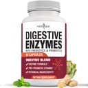 NYE AGE fordøjelsesenzymer for Gut Health - Probiotiske Multi enzymer med Prebiotika og Probiotika med Lipase for kvinder og mænd for fordøjelsessundhed, Daglige enzymer for fordøjelse - 60 Greve