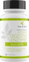 Casa de Sante FODMAP fordøjelsesenzymer, ingen høj inulin, Keto Carnivore Intolerance Support, 18 Multi Enzyme Amylase Bromelain Lipase Lactase Protease Papain Alpha galactosidase, Mere - Ingen GMO