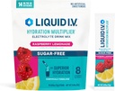 Væske I.V. ® Hydration Multiplier Sugar- Free - Raspberry Lemonade Mex124; Elektrolyte Powder Drink Mix Mex124; 1 pakke (14 Servere)