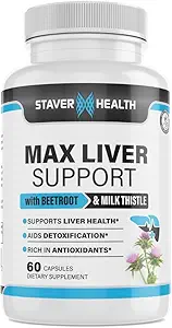 Max Lever Support Cholin, Mælk Thistle, Artichoke ekstrakt, Lever sundhed, naturlige ingredienser