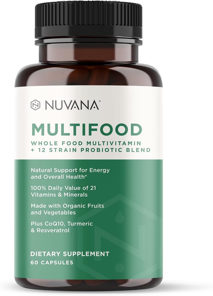 Multifood hele fødevarer Multivitamin til mænd & kvinder; 21 Økologiske frugter & Vegtables