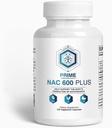 NAC 600 mg for lungsundhed, leverstøtte, immunstøtte, kognitiv funktion, respiratorisk sundhed & antioxidanter - med selenium og molybdæn