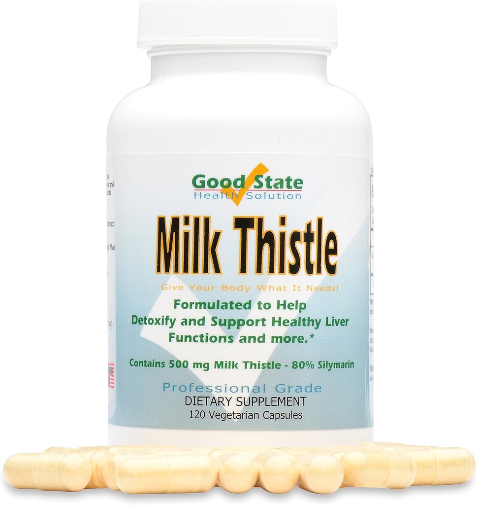 God tilstand - Milk Thistle Extract - (500 mg) (80% silymarin) (120 veggie kapsler)