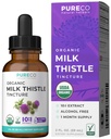 USDA Organic Milk Thistle Extract - High Potency 10:1 Silymarin Milk Thistle Liquid Liver Cleanse Detox & Repair Supplement - Vegan Non-GMO & Alcohol-Free Liver Support Supplement (30 Servings)