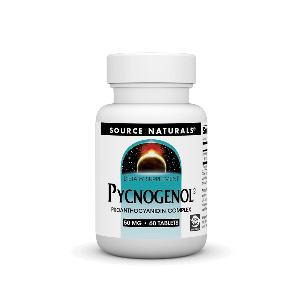 Source Naturals Pycnogenol 50 mg Proanthocyanidin Complex - 60 tabletter