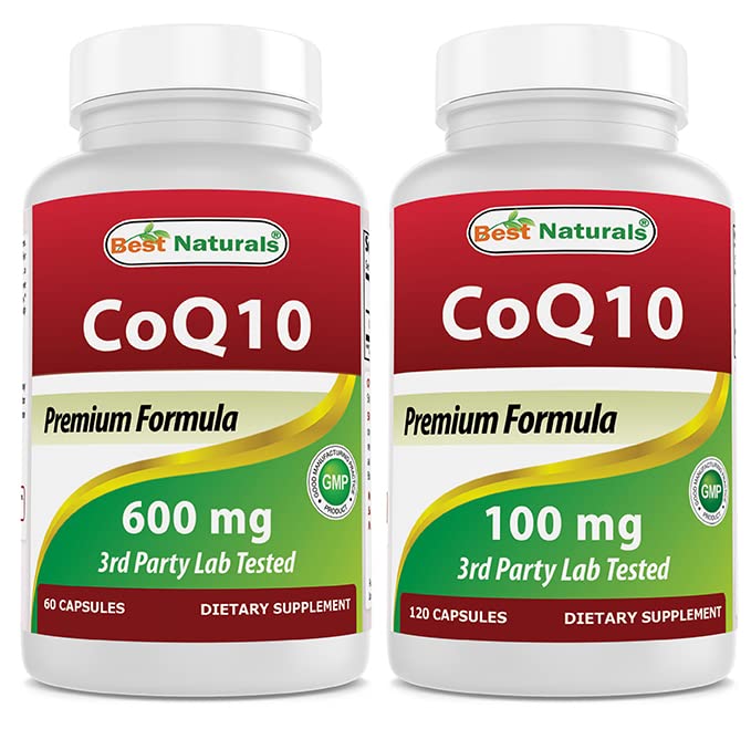 Best Naturals COQ10 100 mg & COQ10 600 mg