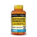 MASON NATURAL Glucosamin Chondroitin med Collagen & Hyaluronsyre, 45-dages forsyningskapsler til normal fælles, mobilitet, fleksibilitet, & Aging Support, 90 kapsler