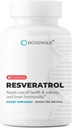 Resveratrol 600mg Potent Antioxidanter & Trans- Resveratrol fra Polygonum Root Extract, fremmer Anti- Aging & Kardiovaskulær Support, 60 kapsler - Made in USA - Vegan, Non- GMO, Gluten Free
