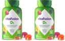 Vitafusion Vitamin D3 Gummies,Bone and Immune Support,Peach,BlackBerry,Strawberry Flavored,50 mcg D3 Gummy Vitamin Supplement,75 Day Supply,150 Count (Pack of 2)