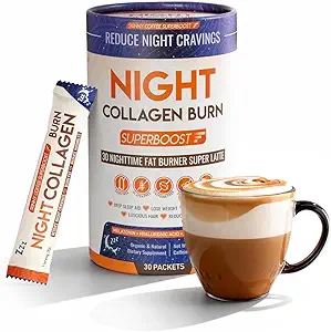 Night Collagen Burn - Vægttab & Belly Fat Burner & Sleep Aid til kvinder & Mænd