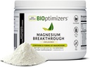 BIOptimizers Magnesium Breakthrough Drink - 8 former for Magnesium, Electrolytes, Sleep Health, Stress, Muscle Recovery, Heart Support Medical 124; Glycinat, Citrate, Malat