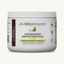 BIOptimizers Magnesium Breakthrough Drink - 8 former for Magnesium, Electrolytes, Sleep Health, Stress, Muscle Recovery, Heart Support Medical 124; Glycinat, Citrate, Malat