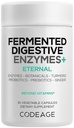 Codeage Fermented Digestive Enzymes Supplement - 14 Digestive Enzymes, Probiotics, Prebiotics, Fermented Botanicals, Plant-Based Multi Pancreatic Enzymes - 1 Capsule a Day - 30 Capsules