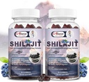 Shilajit Gummies for Mænd & Kvinder, Shilajit Pure Himalayan Original Multi- Supplement, Shilajit Ashwagandha & Høj i Trace Minerals & Fulvic Acid for Energy, Strength & Immunity, 60 Servering