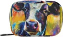 Pill Box Fun Cow 7 Dag Pill sag Rejse Pill Organizer Bag med lynlås Portable ugentlige Vitamin Medicin Supplement Holder Pouch Bag