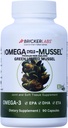 Bricker Labs Omega Cyclo - Mussel fælles sundhed supplement, Premium New Zealand Green Lipped Mussel, Fuld Spectrum Omega fælles Kosttilskud til fælles sundhed og komfort, 90 Kapsler