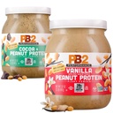 PB2 Performance Peanut Protein Powder Bundle - Dutch Cocoa & Madagascar Vanilla, 20g Vegan Plant-Based Protein, Non-GMO, Gluten-Free, Non-Dairy, 2lb/32oz Jar [Pack of 2]