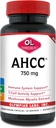Olympian Labs Premium AHCC Supplement- 750mg AHCC per Capsule- Understøtter immunforsvar, lever funktion, og naturlige killer Cell Activity- 60 Caps