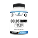 Amerikanske Standard Kosttilskud Colostrum Kapsler - 1000mg Per Serving, 60 Kapsler, USA Sourced Cow Colostrum, Standardiseret til 25% Immunoglobuliner (IgG)
