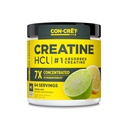 CON- CRET Creatin HCl Pulver • 124; Muskel, Kognitiv, Cellular Energy Support • 124; Ingen Bloating eller Cramps • 124; USA Made & NSF Certified • 124; Lemon Lime (64 Servering)