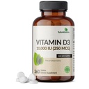 Futurebiotics Vitamin D3 10,000iu (250mcg) 360 Day Supply for Healthy Muscle Function and Immune Support, Non-GMO, 360 Tablets
