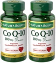Nature's Bounty CoQ10, Supports Heart Health, 100mg Plus L-Carnitine, 60 Softgels (Pack of 2)