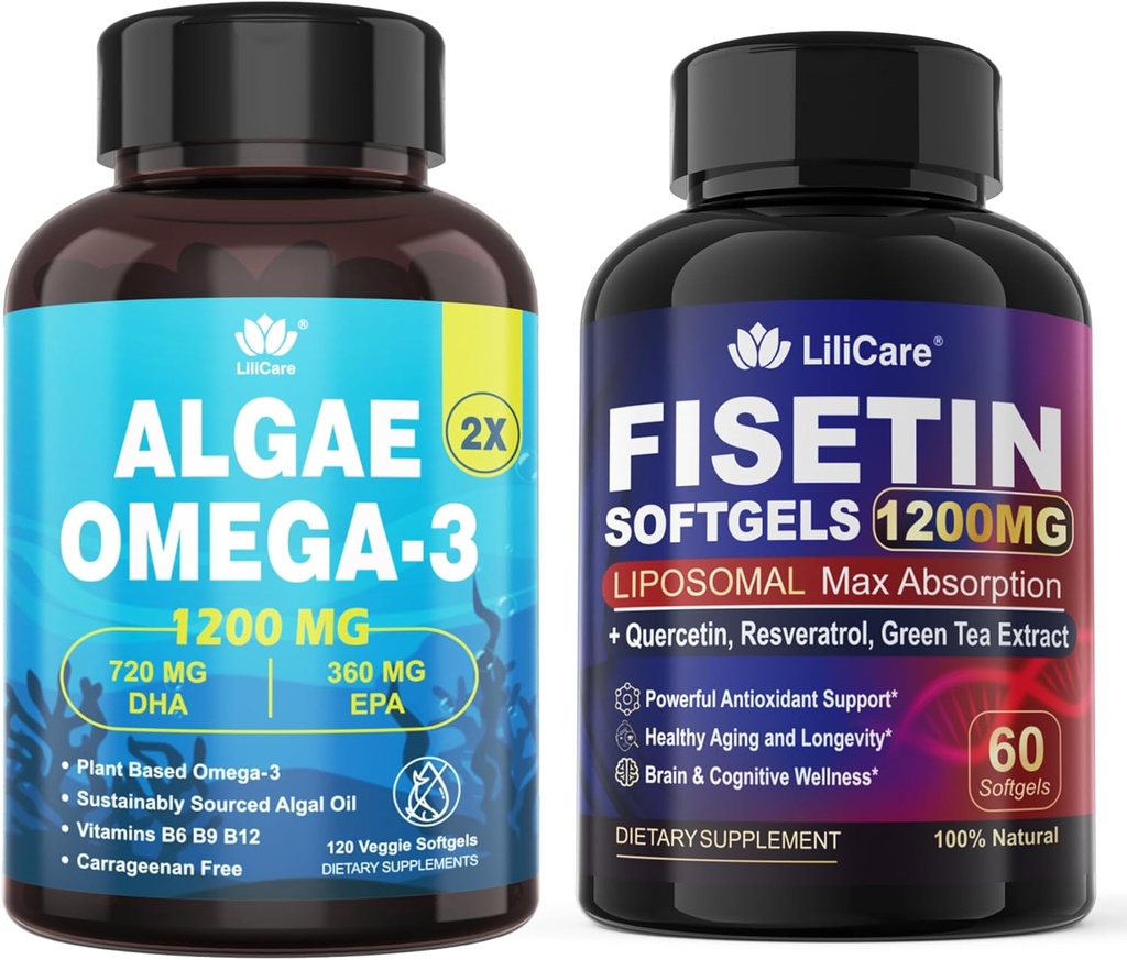 Fiskein supplement + Vegan Omega-3 Algae Oil