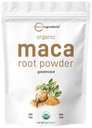 Micro Ingredients Organic Maca Root Powder, 2 Pound, Gelatinized for Better Absorption, Rich in Antioxidants, No GMOs, Vegan Friendly and Peru Origin