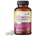 Futurebiotics Women's Probiotic 50 Billion CFU + Prebiotic with Cranberry & D-Mannose – Digestion Immune and Urinary Tract Support, Non-GMO, 60 Vegetarian Capsules