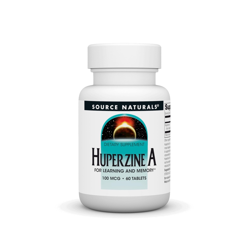 Source Naturals Huperzine A for Learning & Memory * - 100 mcg, 60 tabletter