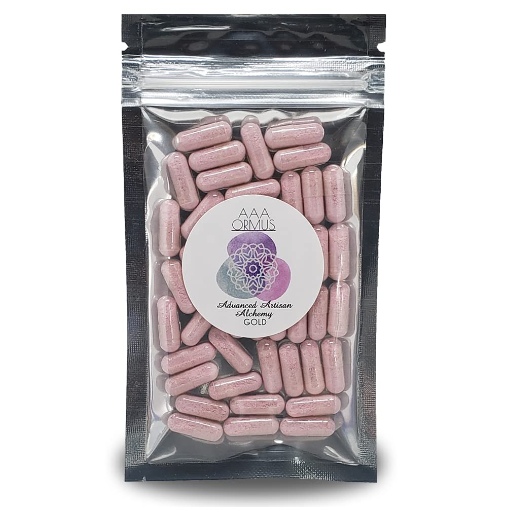 ORMUS guld - kolloide guld kapsler Vegan - monoatomic guld ormus - The Philosopher 's Stone - 45 Count Bag