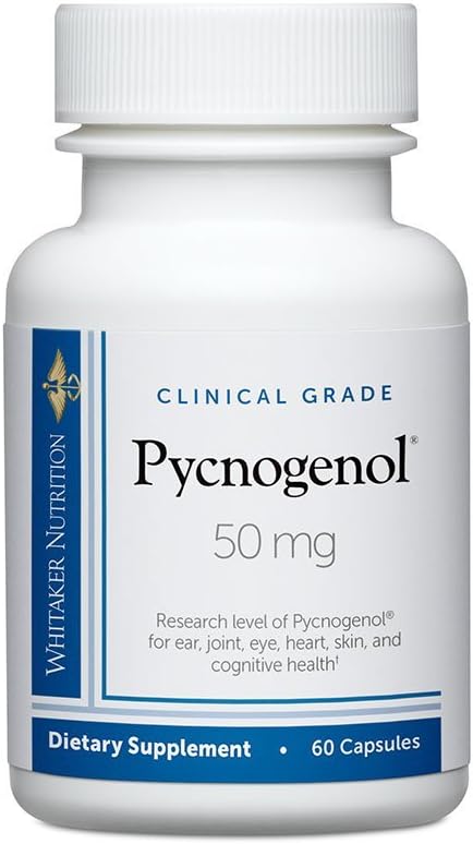 Dr. Whitaker 's Clinical Grade Pycnogenol 50mg, 60 kapsler (60- dages forsyning)