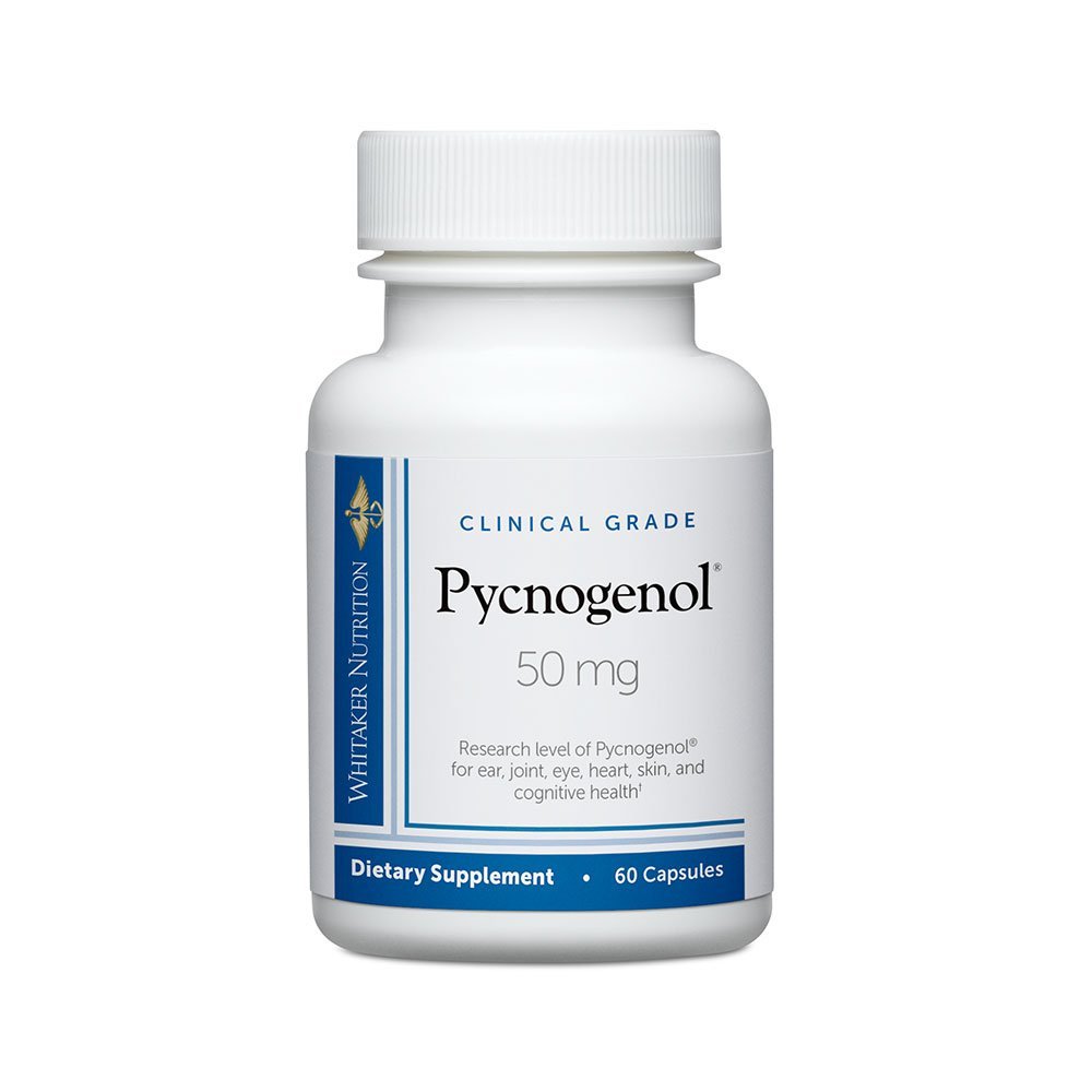 Dr. Whitaker 's Clinical Grade Pycnogenol 50mg, 60 kapsler (60- dages forsyning)