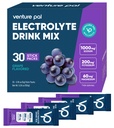 Venture Pal High Sodium Electrolyte Powder Packets | Sugar Free Hydration Drink Mix with Sodium, Potassium, Magnesium & Vitamins | Zero Calorie | Keto, Vegan & Paleo Friendly | 30 Sticks