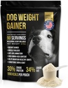 Hundevægt Gainer Ca. 90 Servering - Vægt Gain Kosttilskud til hunde - Kanin og hund muskel Builder - Lavet i USA