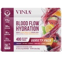 VINIA Resveratrol Electrolyte Hydration Powder Mix | Boost Blood Flow & Circulation | Sea Salt, Coconut Water Potassium, Magnesium, Informed Sport Certified