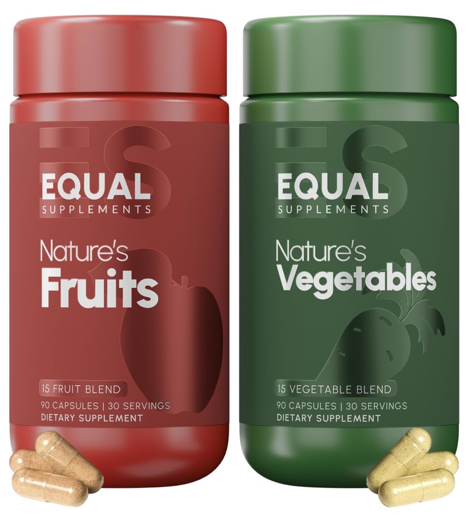 Frugt og grøntsager Kosttilskud 124; Balance med frugt og grøntsager supplement af naturen