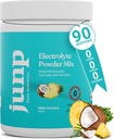 JUNP Electrolytes Powder No Sugar No Carbs - Pina Colada Coconut Ananas Keto Electrolyte Drink Mix - Kalium & Salt Hydration Powder Electrolytes - Zero Calorie Sugar Free Electrolyte Powder 90ct