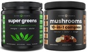 NutraChamps Super Green & Super Mushrooms: Ultimate Brain, Gut & Body Boost