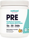 Nutricost Pre- workout pulver til kvinder, Peach Mango, 30 Servere