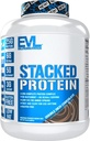 Evolution Nutrition Stacked Protein Powder - Understøtter muskelvækst, Styrke & Inddrivelse - 25g Protein, 6g BCAA, 5 gram Glutamin + 3 gram Leucin Per Servering -Gluten Free -5lb -Dobbelt Rich Chokolade